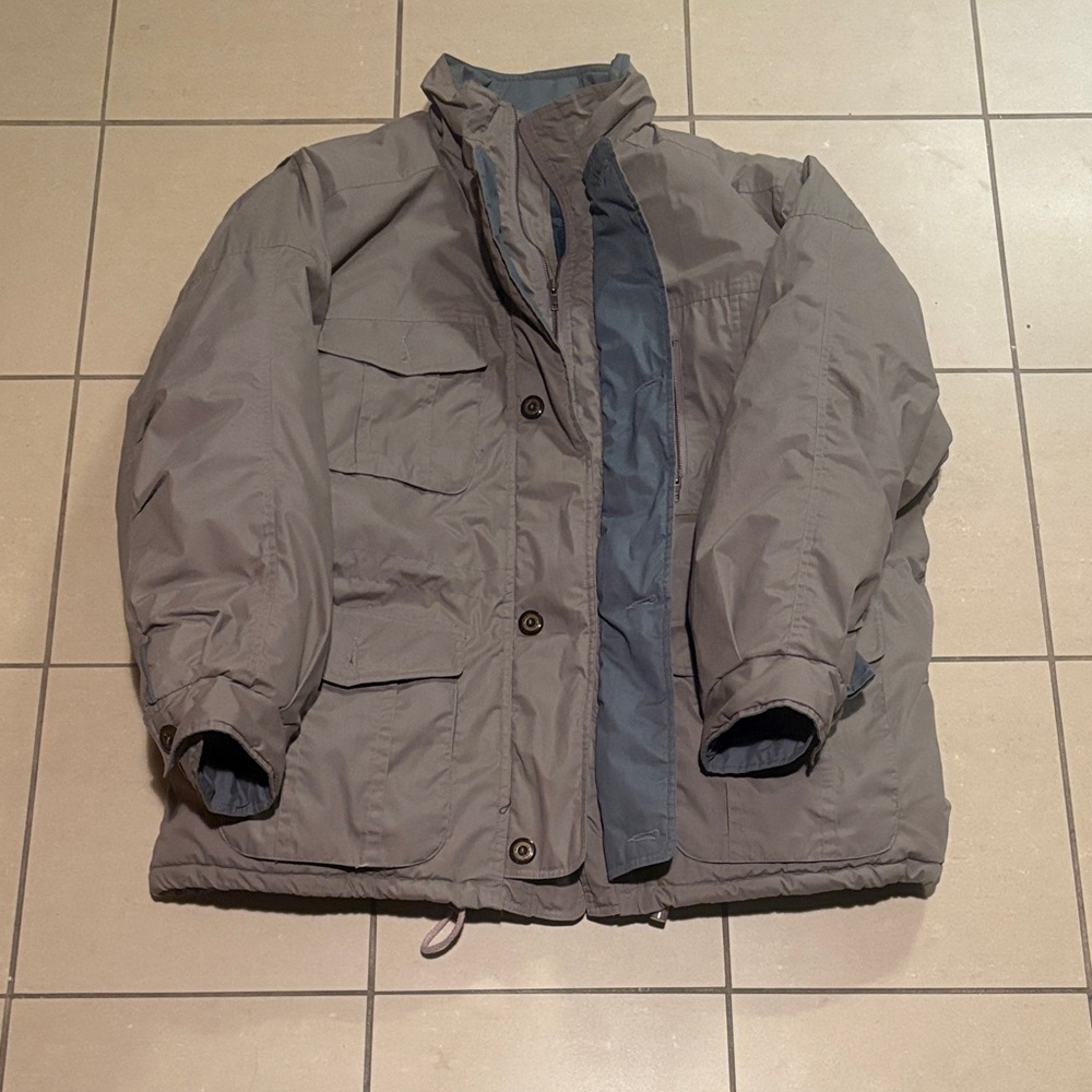 Manhattan Gray Full Zip Jacket Size 50